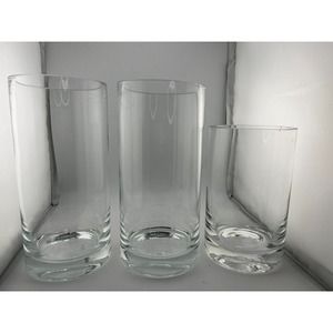Transparent‎ Crystal Tableware Stemless Water/Juice Glasses - Set of 3